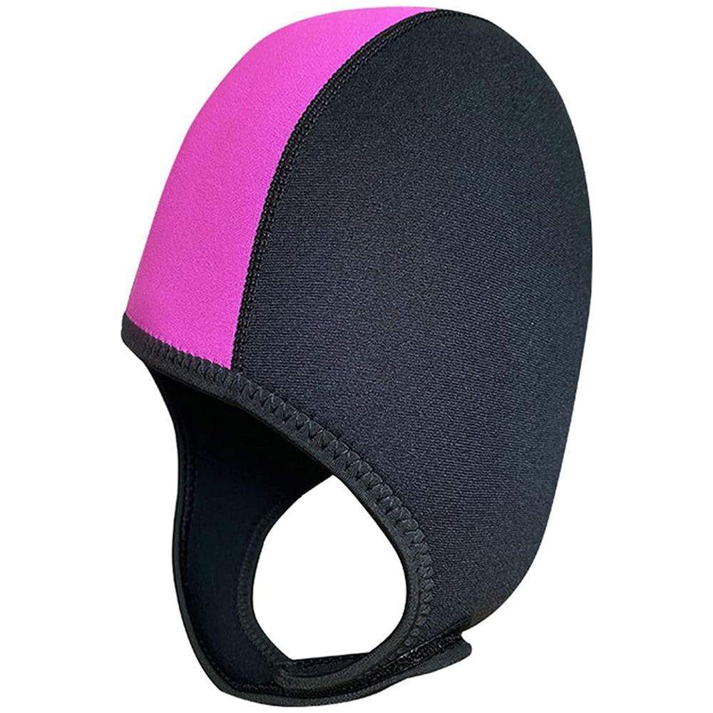 Wetsuit 3Mm Neoprene - 3 ミリメートルネオプレンウェットスーツキャップダイビングフードあごストラップ付き女性かわいい猫耳防水帽子ウェットスーツフード水泳シュノーケリングキャップ