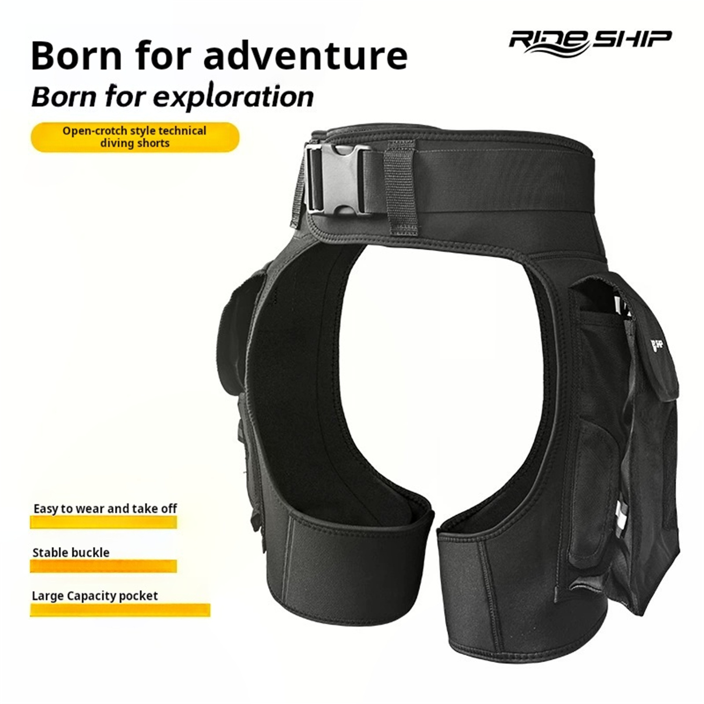 Wetsuit 3Mm Neoprene - オープンクロッチスタイル 3 ミリメートルネオプレンテクニカルダイビングショーツ男性女性多機能シュノーケリングセーリングサーフィンビーチハーフパンツ