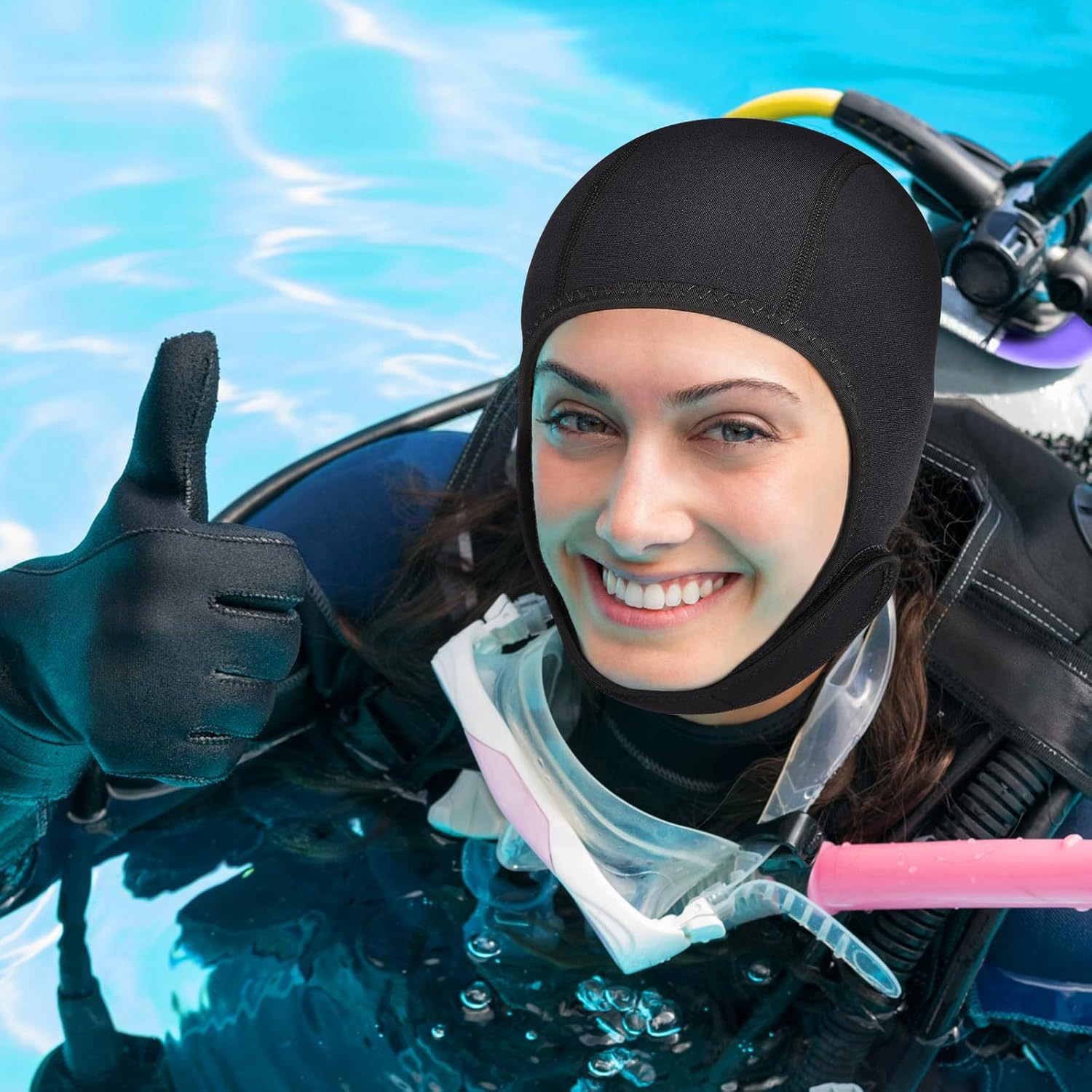 スキューバダイビングフード スイミングキャップ 3mm ネオ - Wetsuit 3Mm Neoprene のレビューと価格
