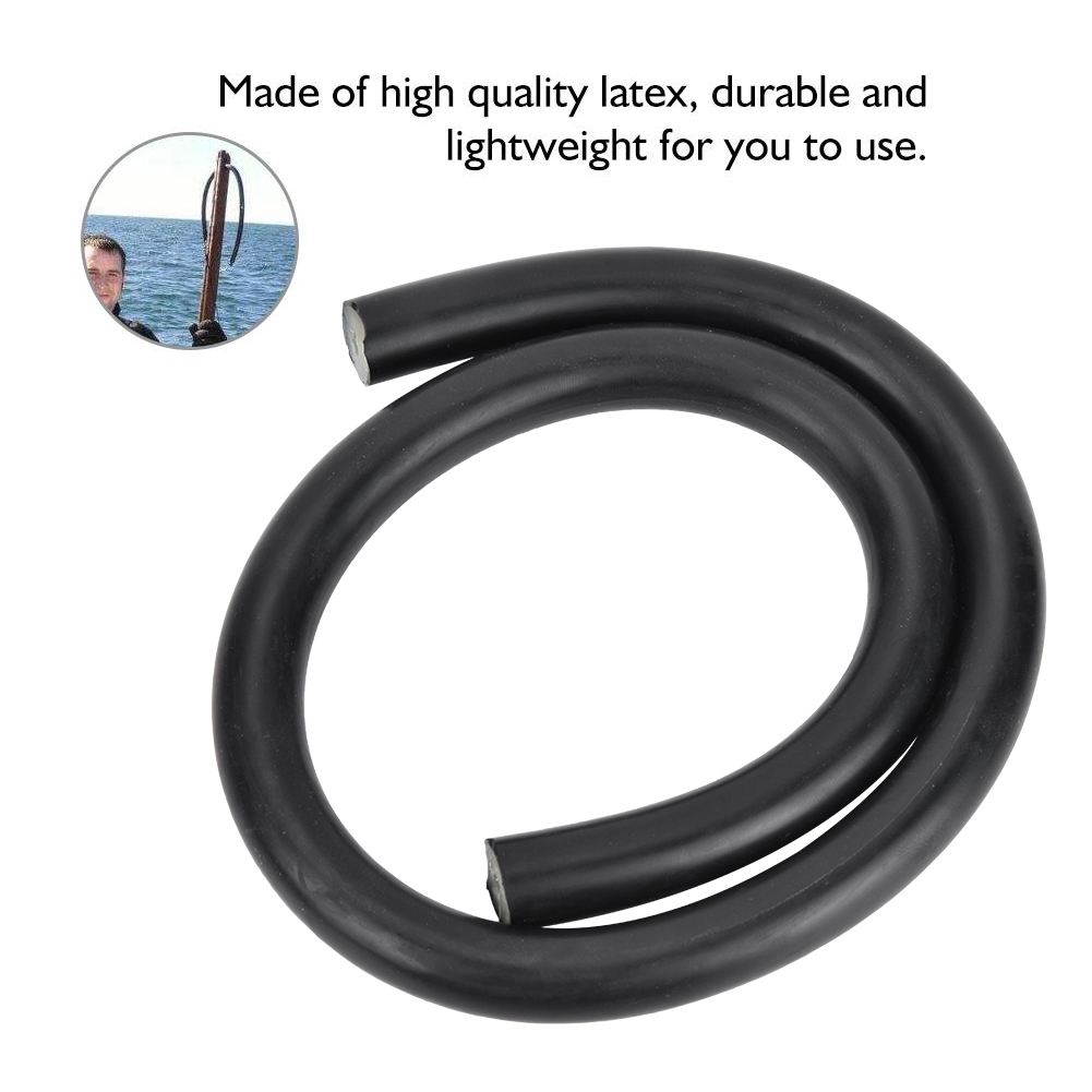 3*16MM ブラックスピアガンバンドスリングゴムダイビング - Speargun Rubber Band のレビューと価格