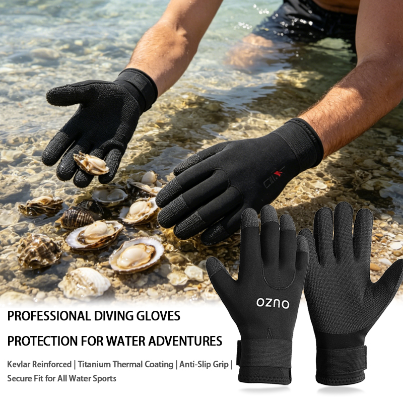 3mm CRチタンコーティングダイビンググローブ、耐切創性滑 - Wetsuit 3Mm Neoprene のレビューと価格