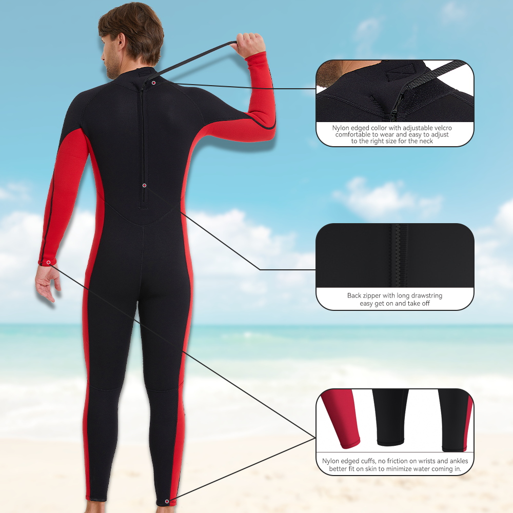 メンズ 3 ミリメートルネオプレンシュノーケリングスーツ暖か - Wetsuit 3Mm Neoprene のレビューと価格