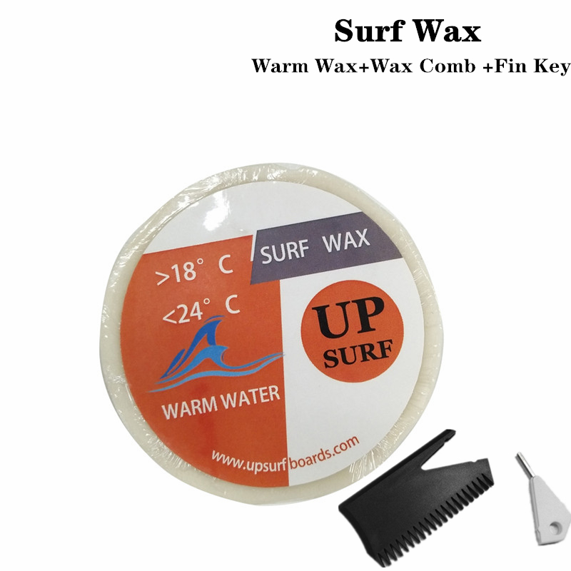サーフワックスとフィンキーツール、ワックス除去コーム、クール - Surfboard Wax Tropical のレビューと価格